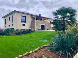 1315 -  MAGNIFIQUE ET LUXUEUSE VILLA D'ARCHITECTE AVEC PISCINE,  VUE SUPERBE, PROCHE DE FIGEAC (LOT)