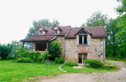 1396 - RAVISSANTE MAISON EN PIERRES AVEC BOLET,  MATERIAUX ECOLOGIQUES, SUR 1 HA 04, PROCHE DE FIGEAC SUD, COTE AVEYRON