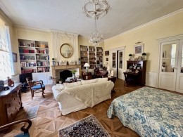 1542 - MAGNIFIQUE APPARTEMENT DE CARACTERE AVEC JARDIN , BEAUX ÉLEMENTS ARCHITECTURAUX, GRANDE ÉLÉGANCE , CENTRE HISTORIQUE DE FIGEAC (LOT)